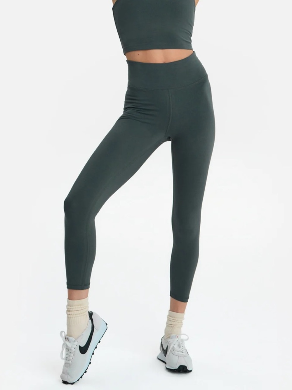 MATE the Label Organic Full Length Deep Forest High-Rise Leggings